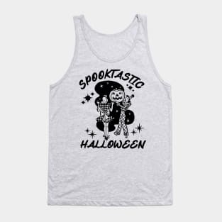 Retro 80s Spooky Halloween Girls Having Fun Party Tank Top